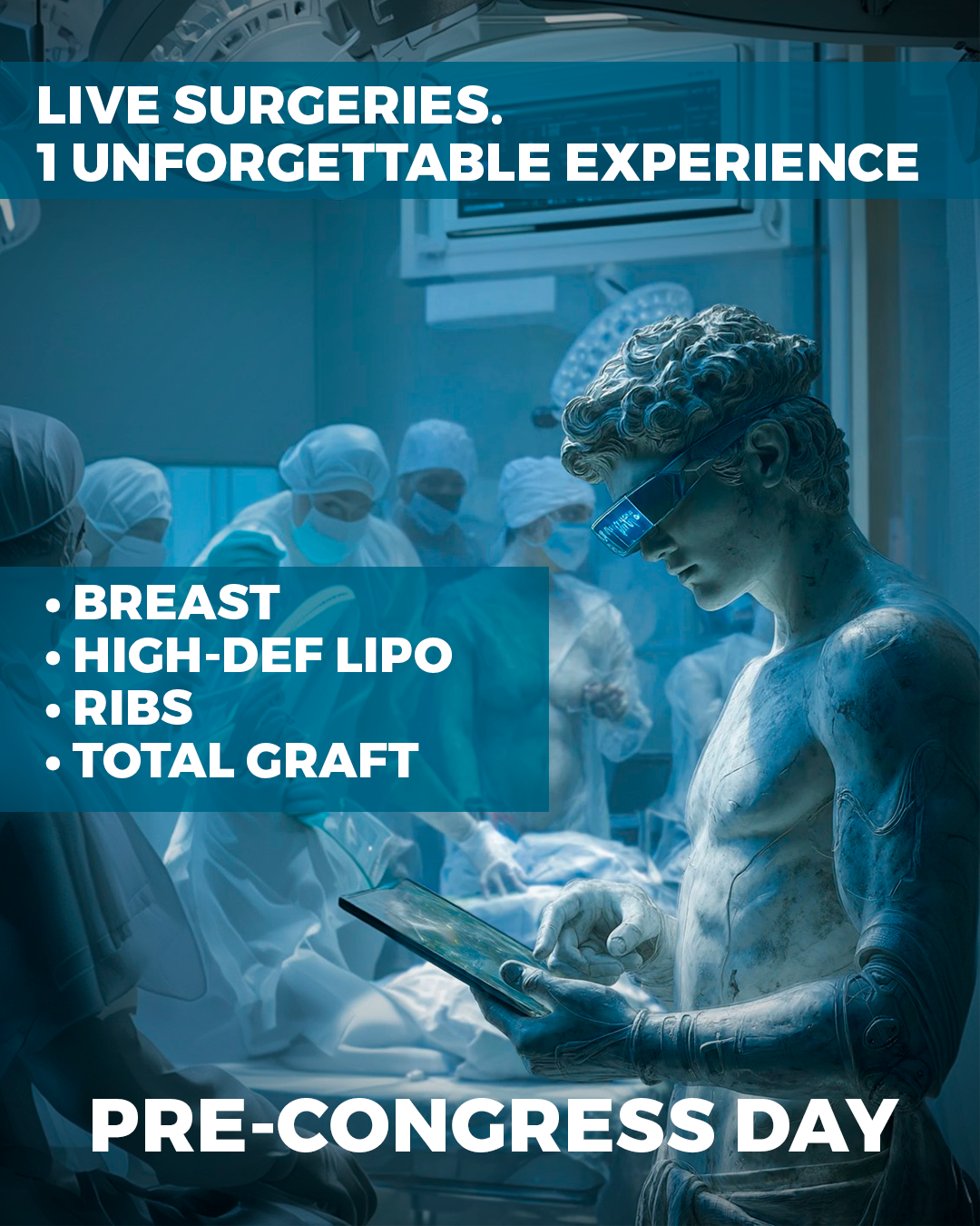 TD ABS pre-congress live surgery day with access to operating room and protocols